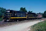 Seaboard Coast Line GP7's #889 and 986 yarding a cab light Ideal Turn 